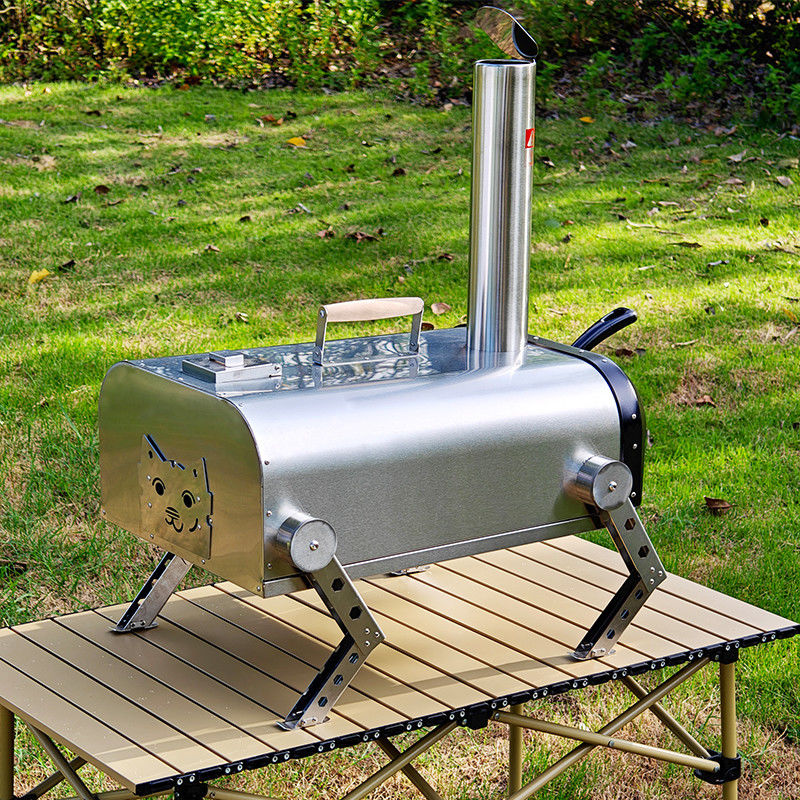 アウトドア12インチ 木焼ピザオーブン 屋外ピクニック用のピザストーブ